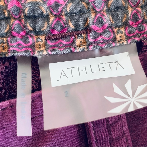 Athleta  Corduroy Purple Skirt - Picture 6 of 7